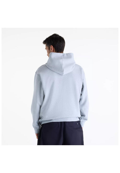 New Balance Numeric French Terry Small Logo Hoodie athleticgrey – Rückenansicht