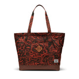 Herschel Thomas Campbell Heritage Tote Tasche TC forest night-saddle brown – Vorderansicht