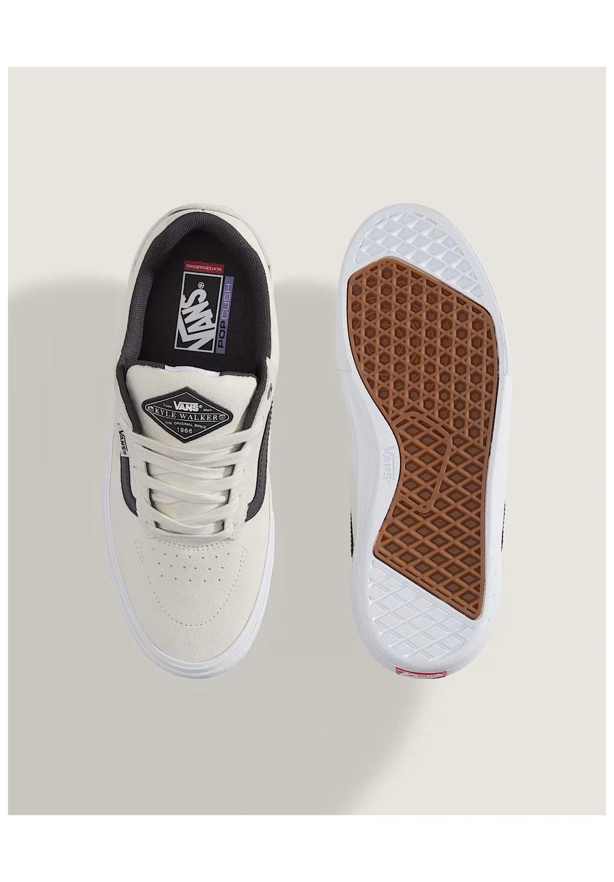 Vans Skate Kyle Walker WaffleCup Schuhe Jungs white-gunmetal – Detailansicht 1