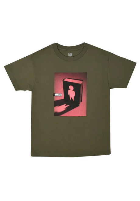 Alien-Workshop Good Book T-Shirt fatigue-green – Vorderansicht