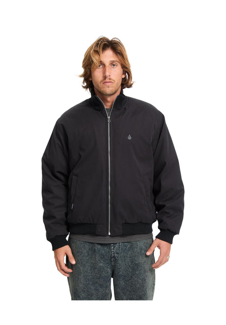 Volcom Damerman Winterjacke black – Vorderansicht