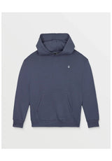 Volcom Single Stone Kids Hoodie stormblue – Vorderansicht