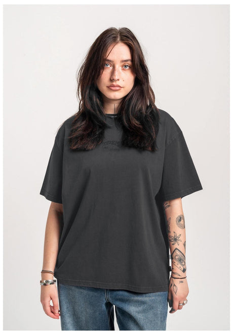 TITUS W Heritage Clean T-Shirt blackfaded – Vorderansicht