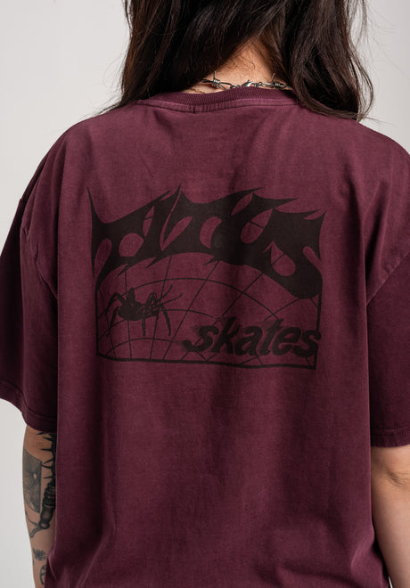TITUS W Heritage Clean T-Shirt darkberryfaded – Detailansicht 1