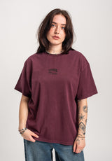 TITUS W Heritage Clean T-Shirt darkberryfaded – Rückenansicht