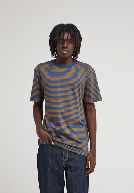 Element Icon Embroidery T-Shirt darkdenim-sepia – Vorderansicht
