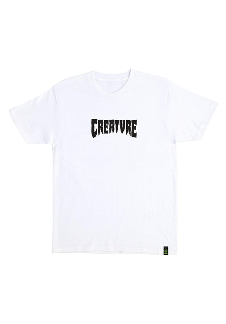 Creature Mono Heavyweight T-Shirt white – Vorderansicht