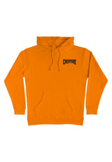 Creature Mono Heavyweight Hoodie safetyorange – Vorderansicht