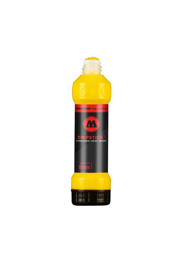 Dripstick Permanent Paint 860 DS Marker 10mm zinkgelb Vorderansicht