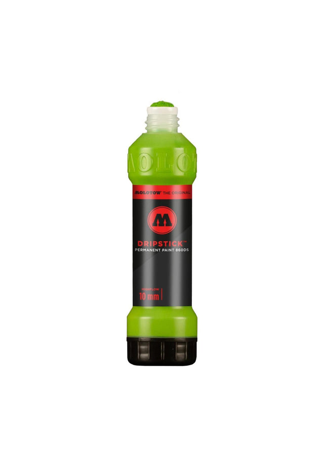 Dripstick Permanent Paint 860 DS Marker 10mm cremegruen Vorderansicht