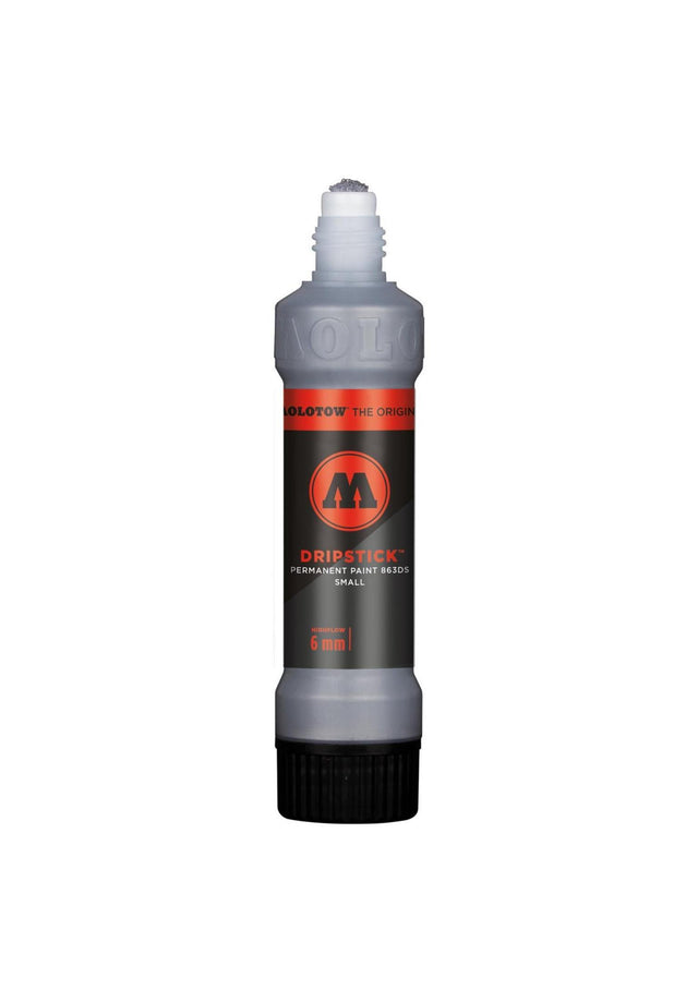 Dripstick Permanent Paint 863 DS Marker 6mm metalliccrome Vorderansicht