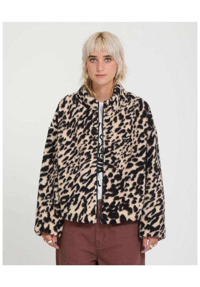 Wylding Out Sherpa animalprint Vorderansicht