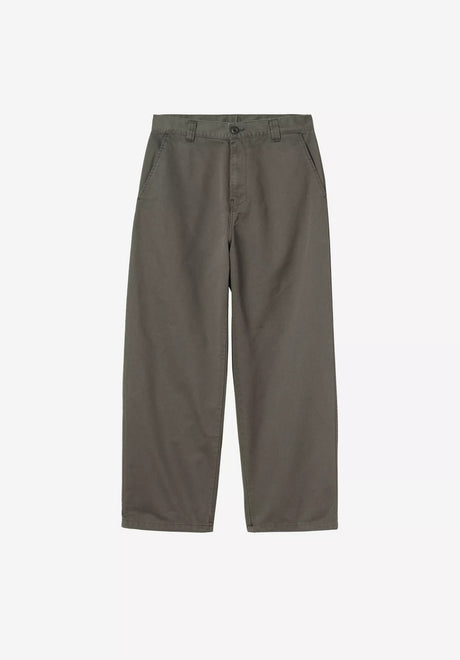Carhartt WIP Brady Chino- / Stoffhose shungitestonewashed – Rückenansicht