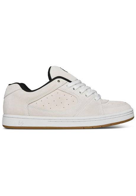 éS Accel Schuhe Jungs white-black-white – Vorderansicht