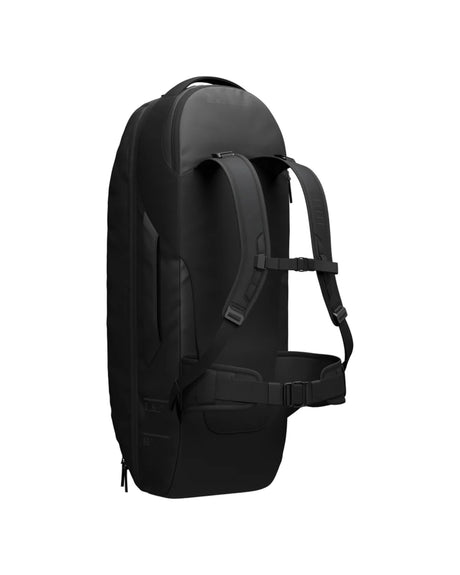 db Skateboarding Pro Travel Pack 65L Rucksack blackout – Rückenansicht