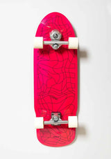 YOW Arica High Performance Series Surfskate 33" Cruiser-Komplett red – Vorderansicht