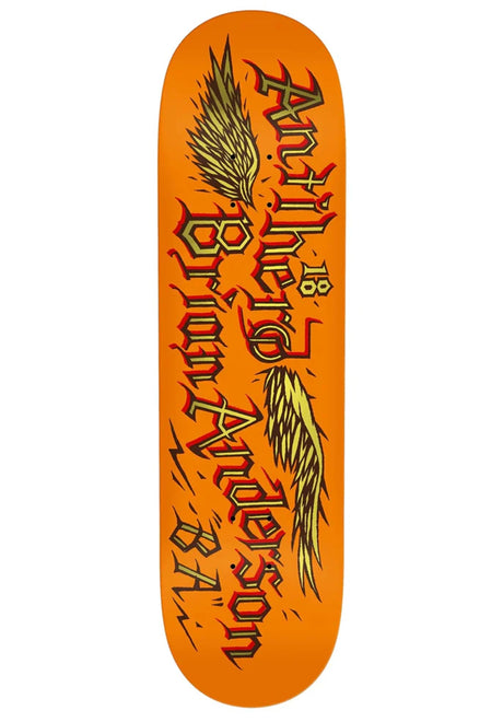 Anti Hero Anderson Customs Deck orange – Vorderansicht