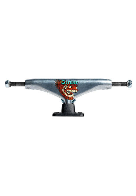 Thunder 148 Hi T-II Gerwer Screaming Grimple Achse polished-black – Vorderansicht