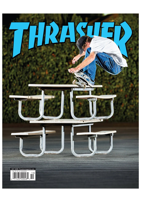 Thrasher Magazine Issues 2026 diverser Artikel October – Vorderansicht