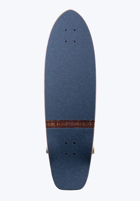 YOW Teahupoo Power Surfing 34" Surfskate Cruiser-Komplett lightbrown-brown – Rückenansicht