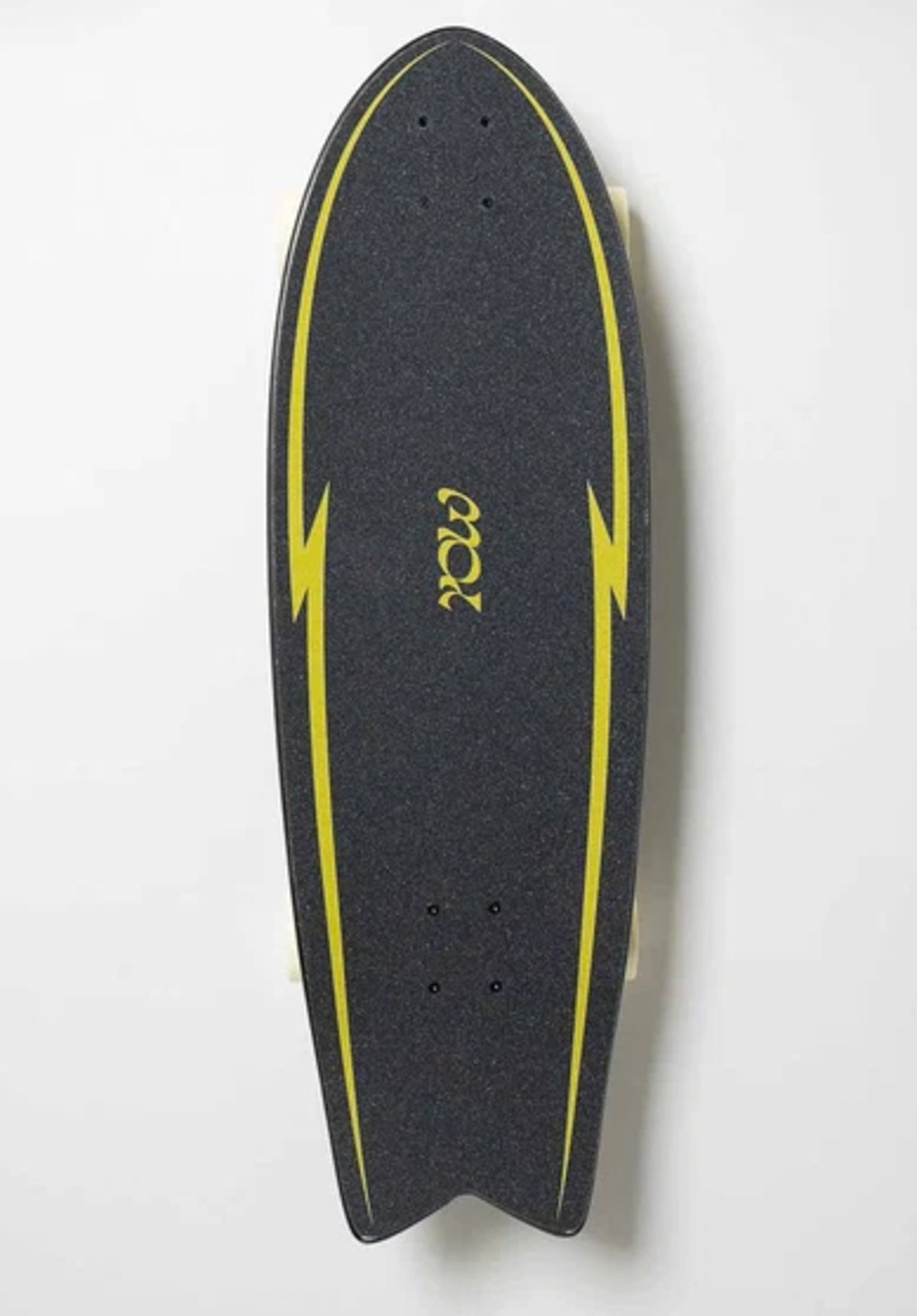 YOW Pipe Power Surfing 32" Surfskate Cruiser-Komplett black – Rückenansicht