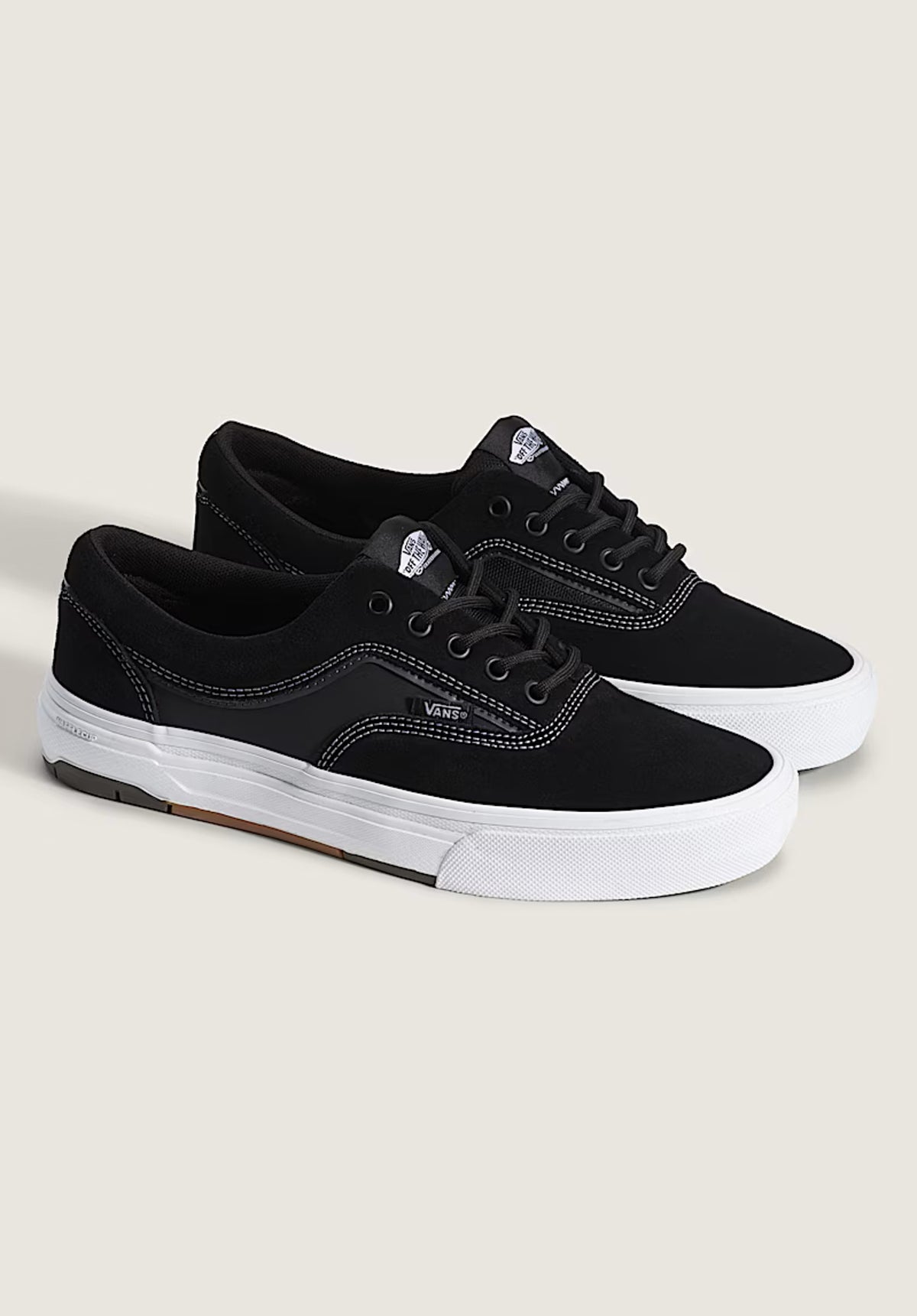 Vans Skate Era Wafflecup Schuhe Jungs black-white – Rückenansicht