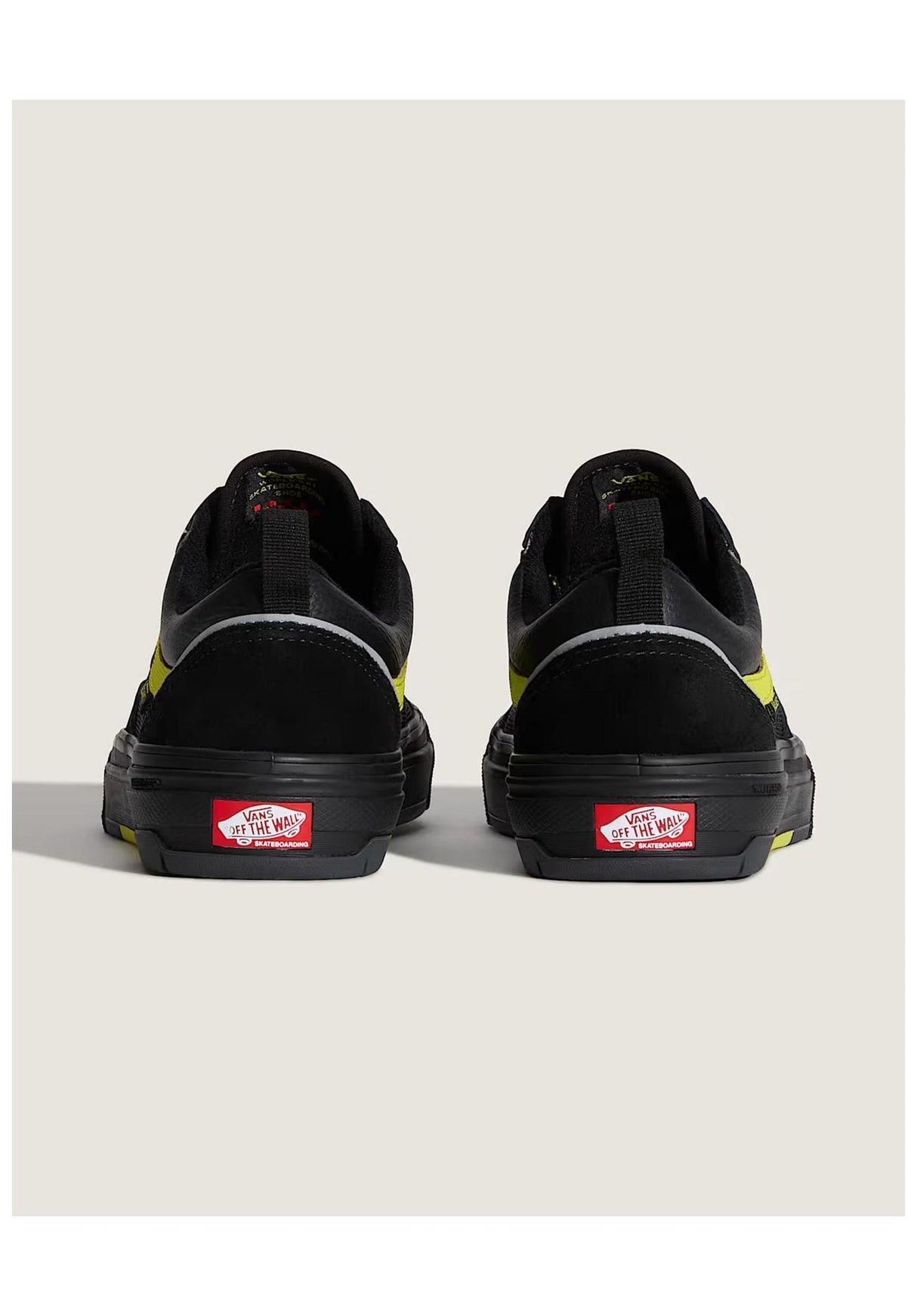 Vans Skate Old Skool Wafflecup Schuhe Jungs reflectiveblack-lime – Detailansicht 2