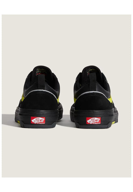 Vans Skate Old Skool Wafflecup Schuhe Jungs reflectiveblack-lime – Detailansicht 2