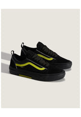 Vans Skate Old Skool Wafflecup Schuhe Jungs reflectiveblack-lime – Rückenansicht