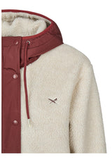 iriedaily Arctik Long Jacket Winterjacke darkrum – Detailansicht 1