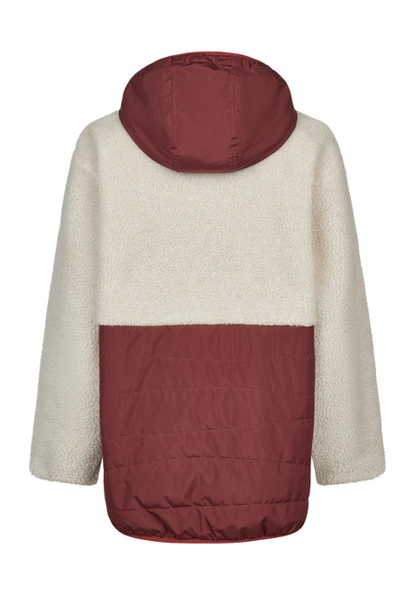 iriedaily Arctik Long Jacket Winterjacke darkrum – Rückenansicht