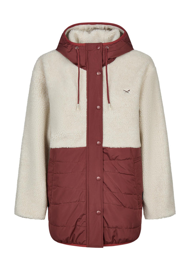 Arctik Long Jacket darkrum Vorderansicht