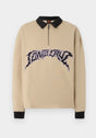 Out Of Time Strip 1/4 Zip Crew stonegrey Vorderansicht