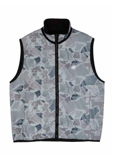 Santa-Cruz Cache Reversible Weste woodcutcamo-black – Vorderansicht