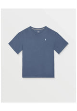 Volcom Stone Blanks BSC T-Shirt stormblue – Vorderansicht