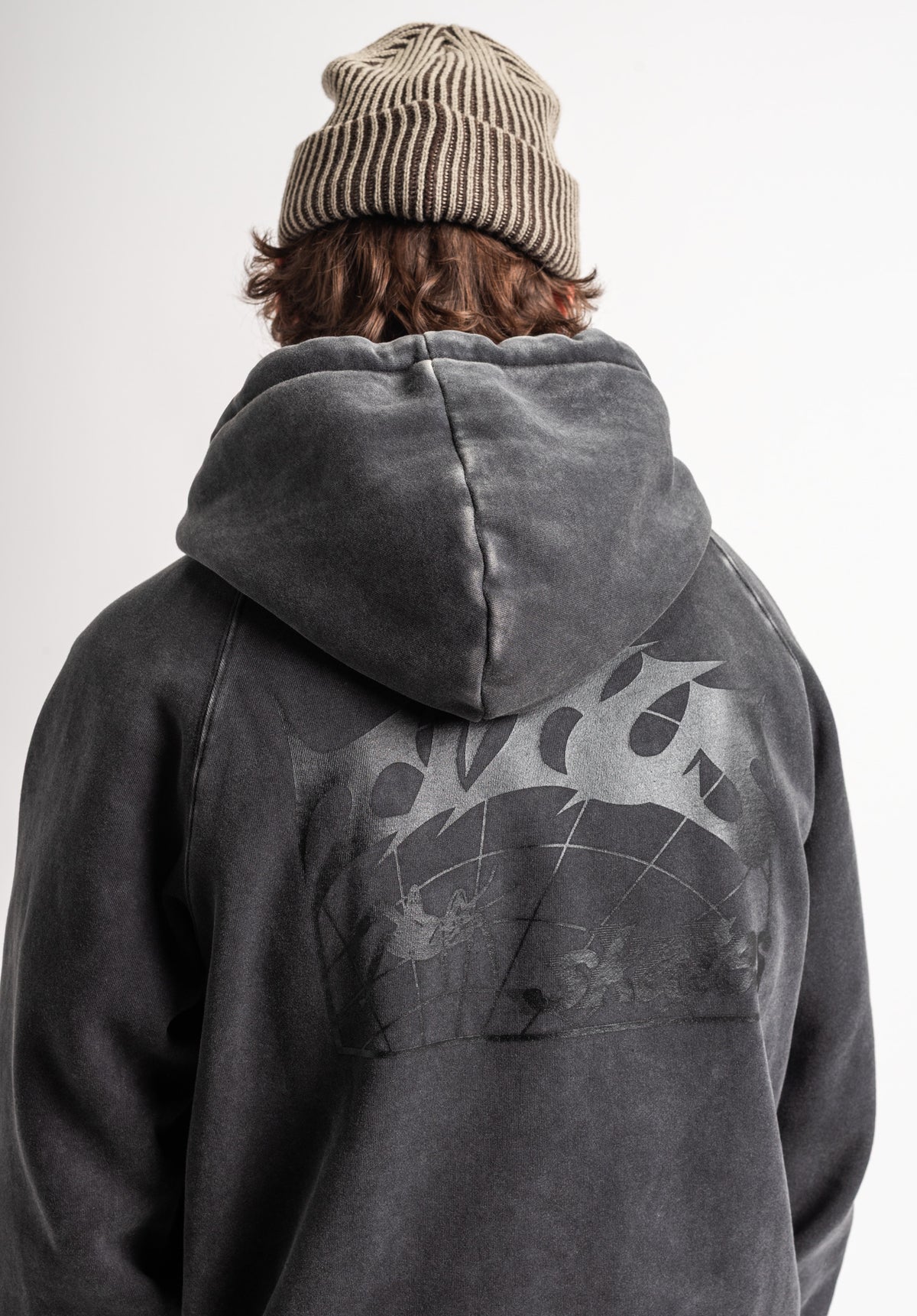 TITUS Heritage Clean Hoodie darkberryfaded – Rückenansicht