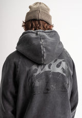 TITUS Heritage Clean Hoodie darkberryfaded – Rückenansicht