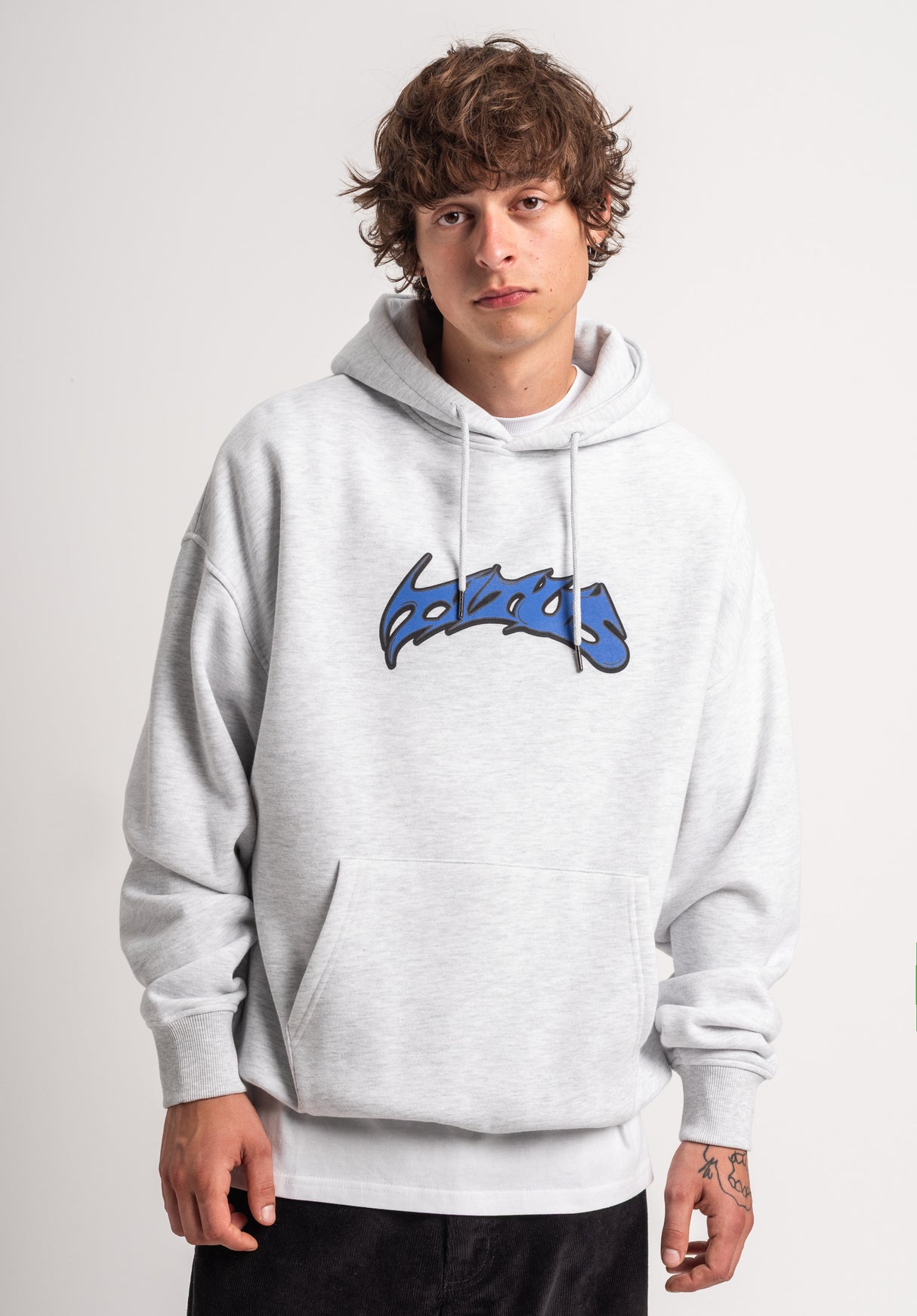 TITUS Ivo Hoodie lightheathergrey – Rückenansicht