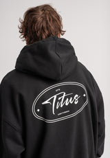TITUS Mavi Hoodie black – Detailansicht 1