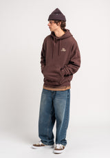 TITUS Nika Hoodie darkbrown – Seitenansicht