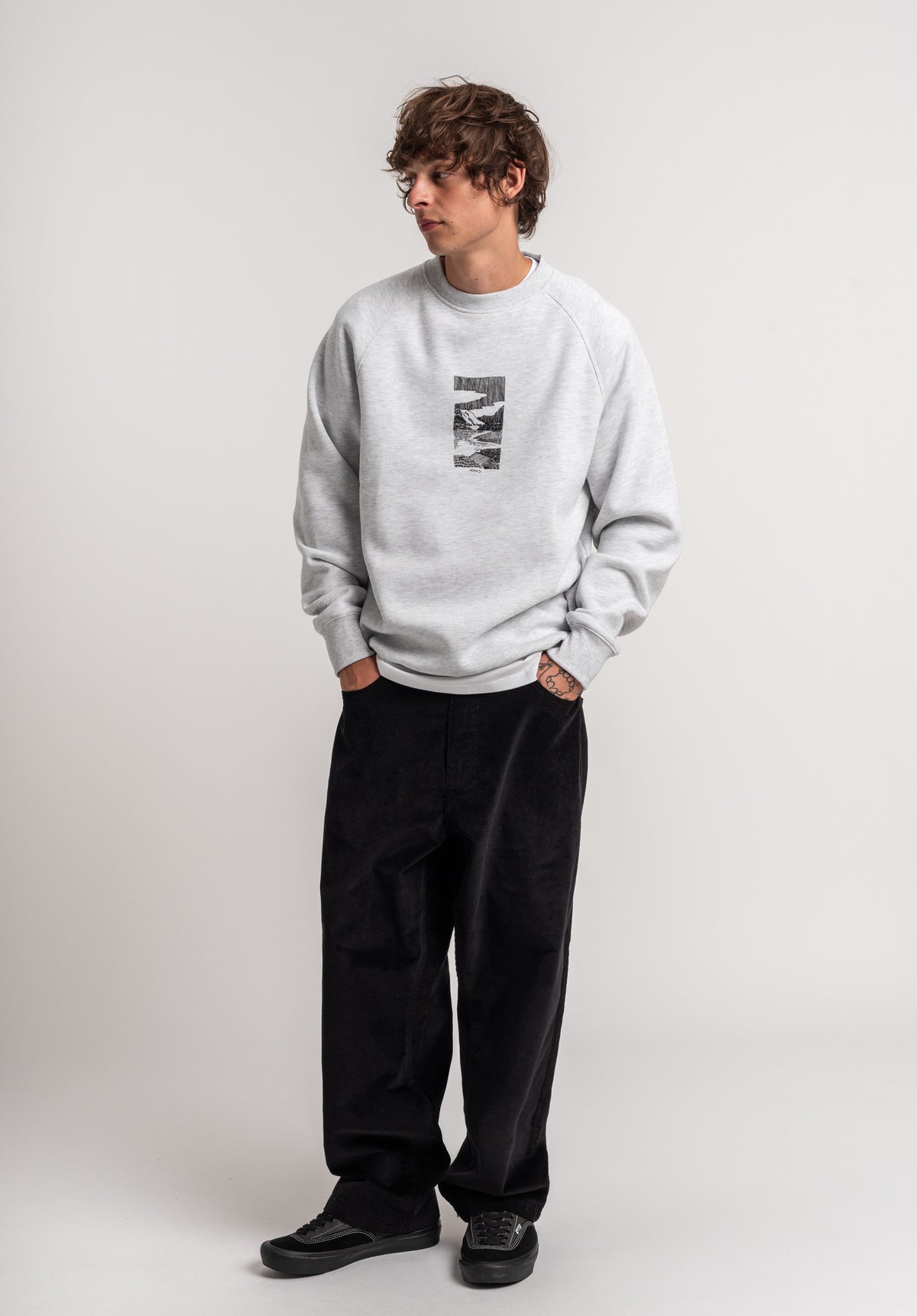 TITUS Lani Sweatshirt lightheathergrey – Detailansicht 2
