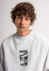 TITUS Lani Sweatshirt lightheathergrey – Rückenansicht