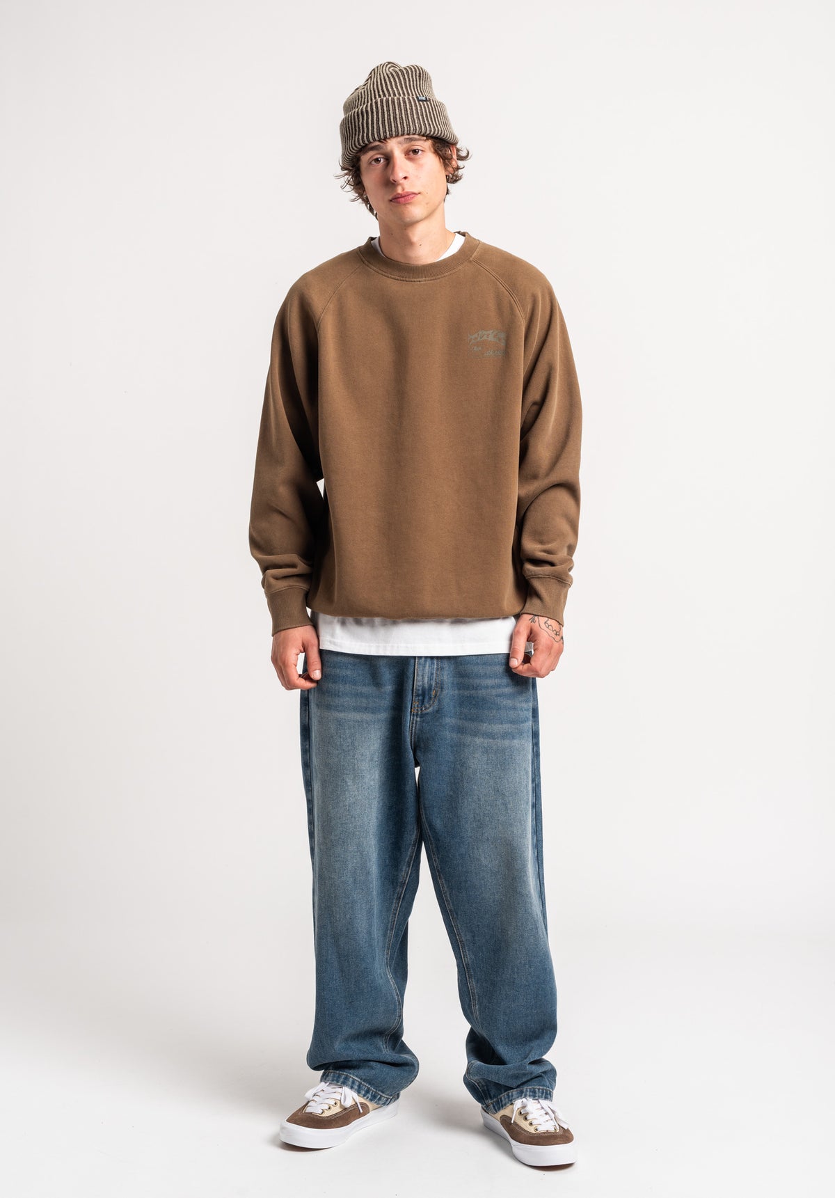 TITUS Heritage Clean Sweatshirt blackfaded – Seitenansicht