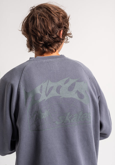 TITUS Heritage Clean Sweatshirt greybluefaded – Detailansicht 1