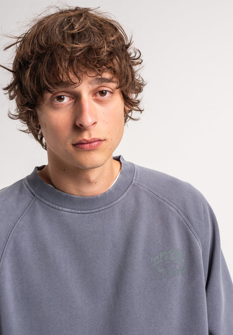 TITUS Heritage Clean Sweatshirt greybluefaded – Detailansicht 2