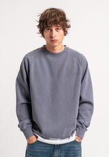 TITUS Heritage Clean Sweatshirt greybluefaded – Rückenansicht