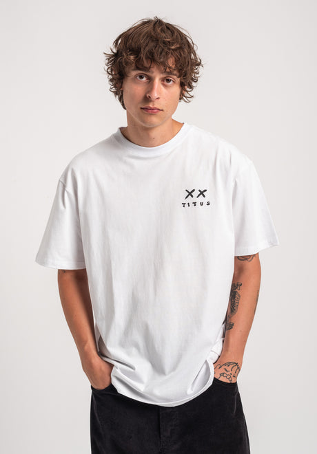 TITUS Nari T-Shirt white – Vorderansicht