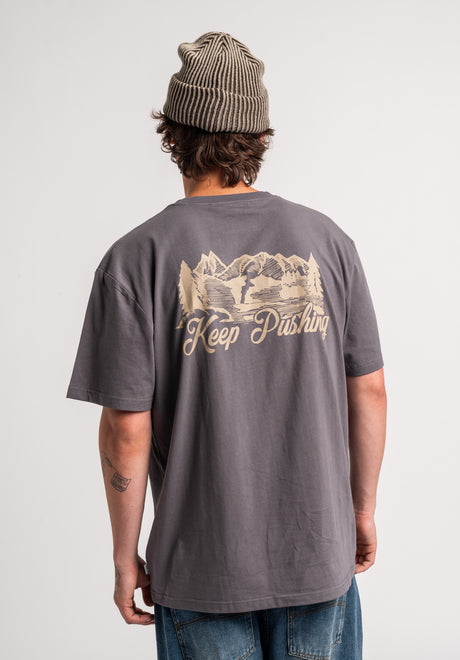 TITUS Nika T-Shirt greyblue – Ansicht 1