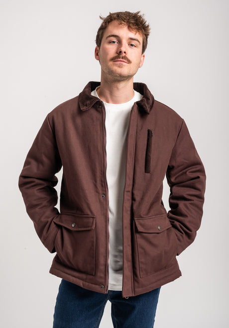 Rules Solae Winterjacke chocolatefudge – Oberansicht