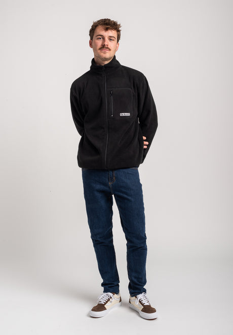 Rules Jonel Übergangsjacke black – Rückenansicht